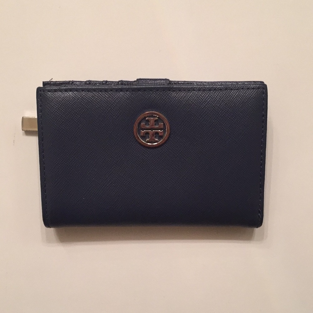 Tory Burch Navy leather wallet